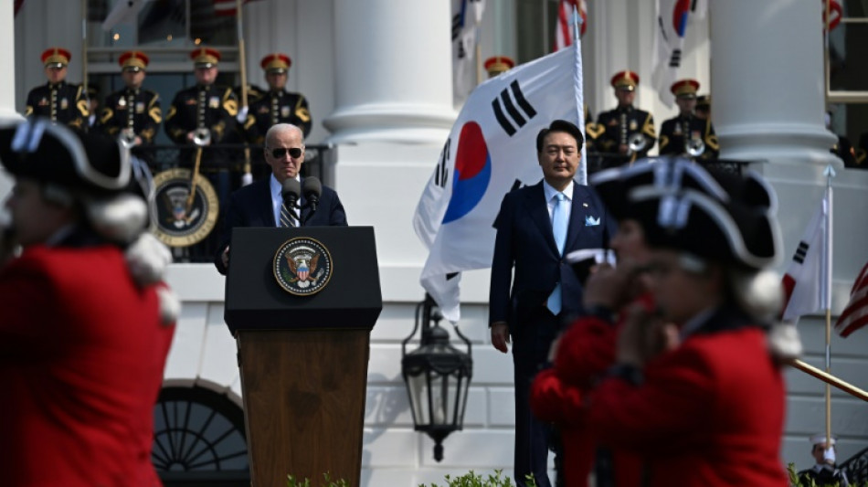 Biden d&eacute;roule le tapis rouge pour l'alli&eacute; sud-cor&eacute;en