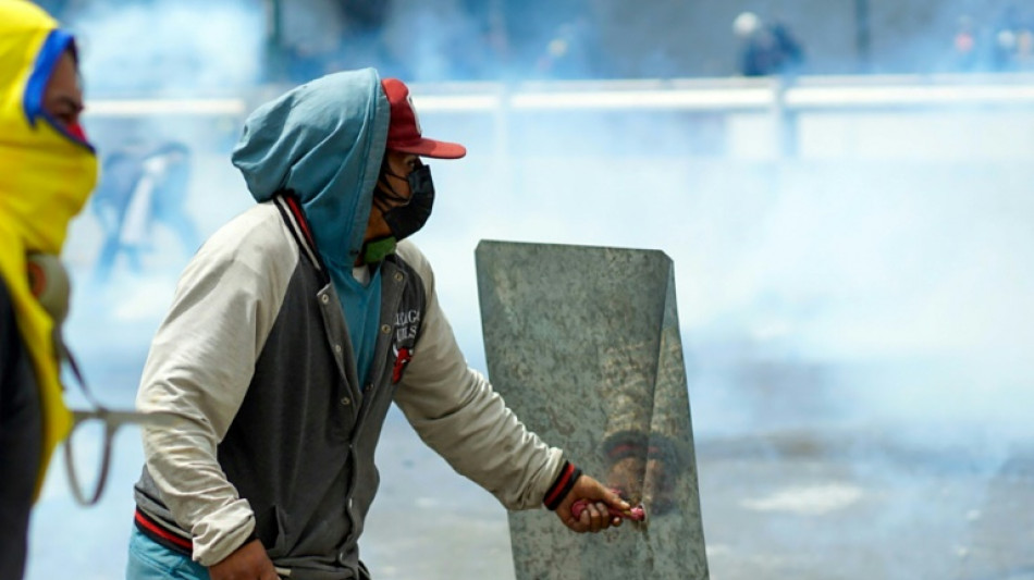 Ecuadorans teargassed at demos that military deems 'grave threat'