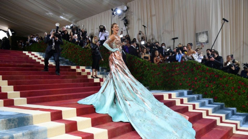 Stars sparkle at Met Gala in New York