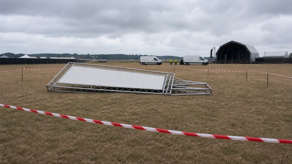 Six treated after sign falls at Big Church Festival in West Sussex