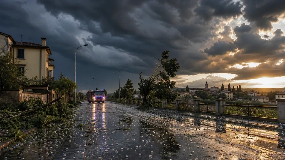 Temporali in Veneto, danni agricoli per decine di milioni nel Veronese