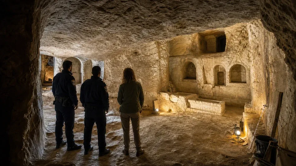 Jerusalem Police Operation Uncovers Second Temple-Era Burial Cave