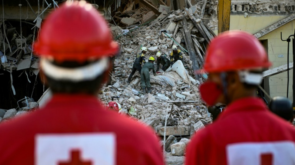 Rescuers comb through Havana hotel blast rubble, death toll climbs to 27