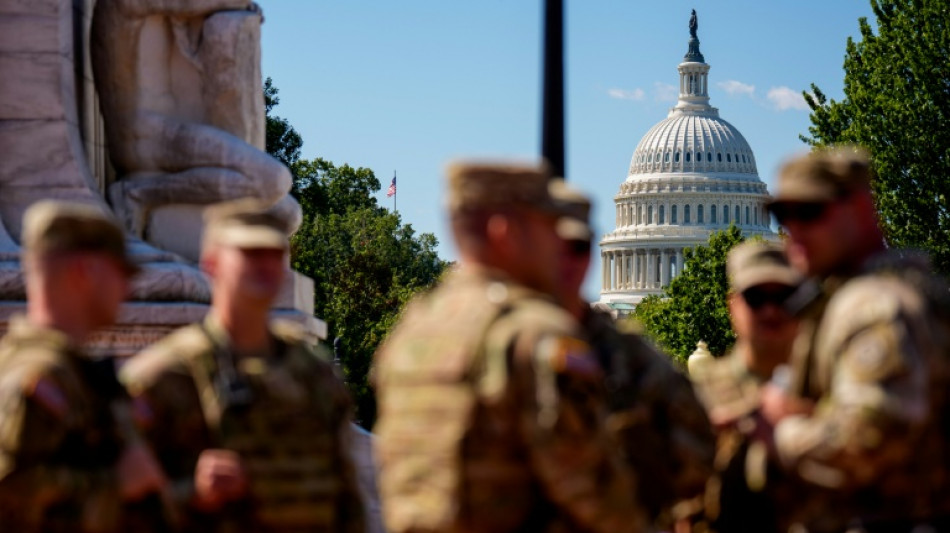 Trash, mulch and security: All jobs for troops in Washington