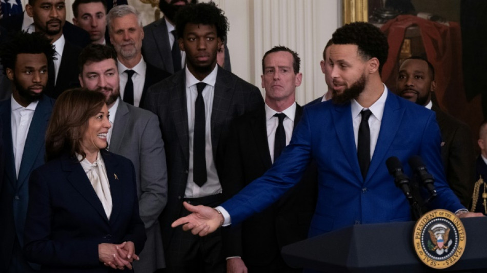 Go Warriors! Go Lakers! VP Harris, husband split over NBA series