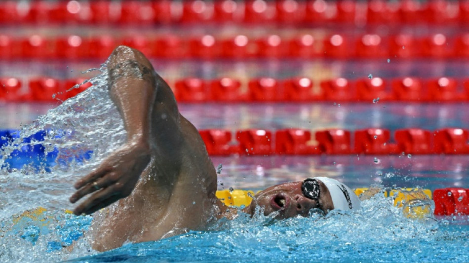 Ukrainian Romanchuk fastest in qualifying at world swimming