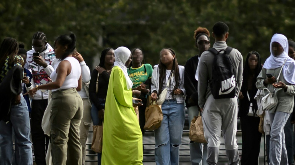Father held in France for making death threats over abaya ban