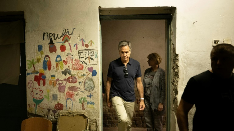 Blinken w&uuml;rdigt bei Besuch in Ukraine Widerstandskraft der Menschen