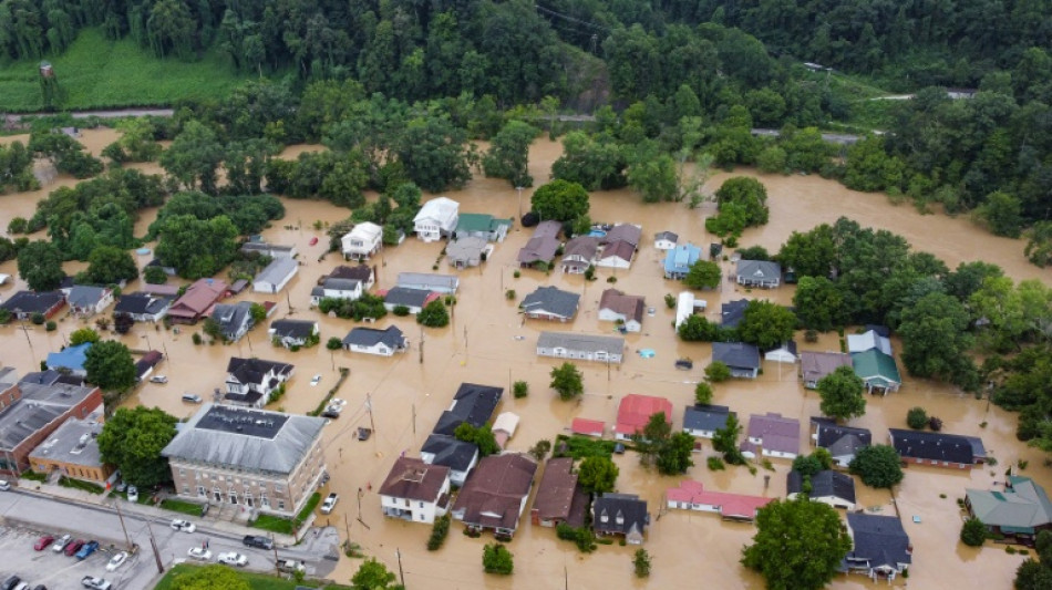 Le bilan encore provisoire des inondations dans le Kentucky passe &agrave; 25 morts