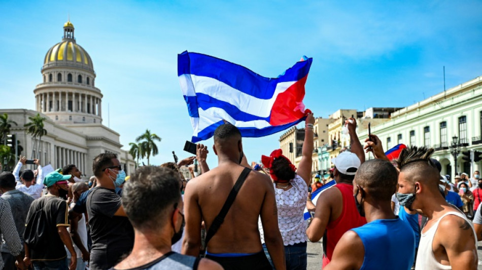 More Cuban protesters jailed as US blasts 'unfair' trials