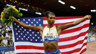 American Masai Russell sets new women's 100m hurdles world record