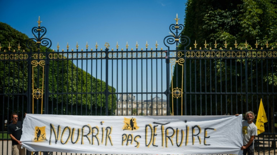 "Banquet paysan" devant le Sénat pour dire "non à la loi Duplomb"
