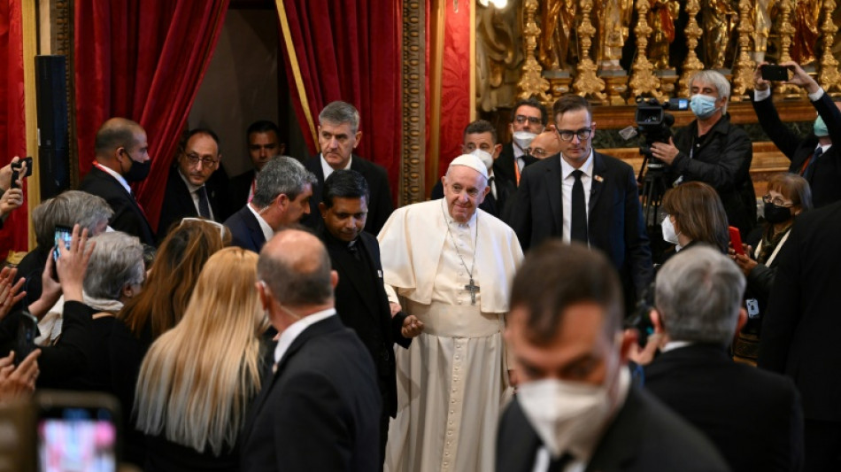 A Malte, le pape Fran&ccedil;ois se recueille &agrave; la grotte de Saint Paul 