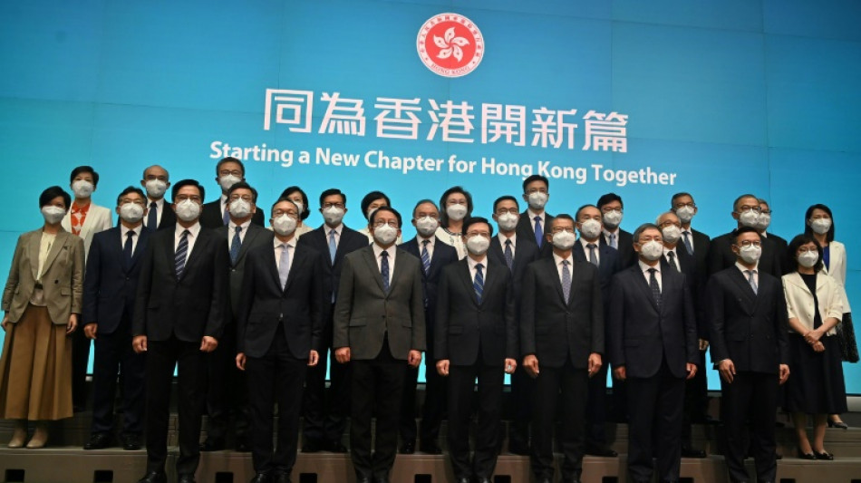 El nuevo gobierno de Hong Kong incluye a cuatro personas afectadas por las sanciones de EEUU