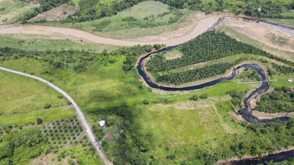 Equateur: une rivi&egrave;re vire au noir en raison d'une fuite de p&eacute;trole