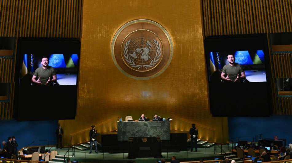 A l'ONU, Zelensky appelle &agrave; "ch&acirc;tier" la Russie