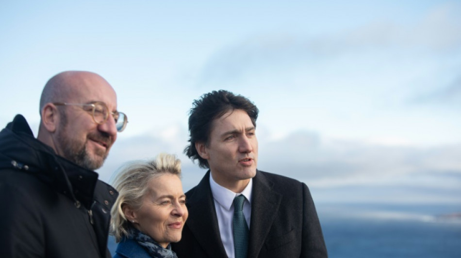 Kanada und EU treffen bei Gipfel Beschl&uuml;sse zu Ukraine und Klimaschutz