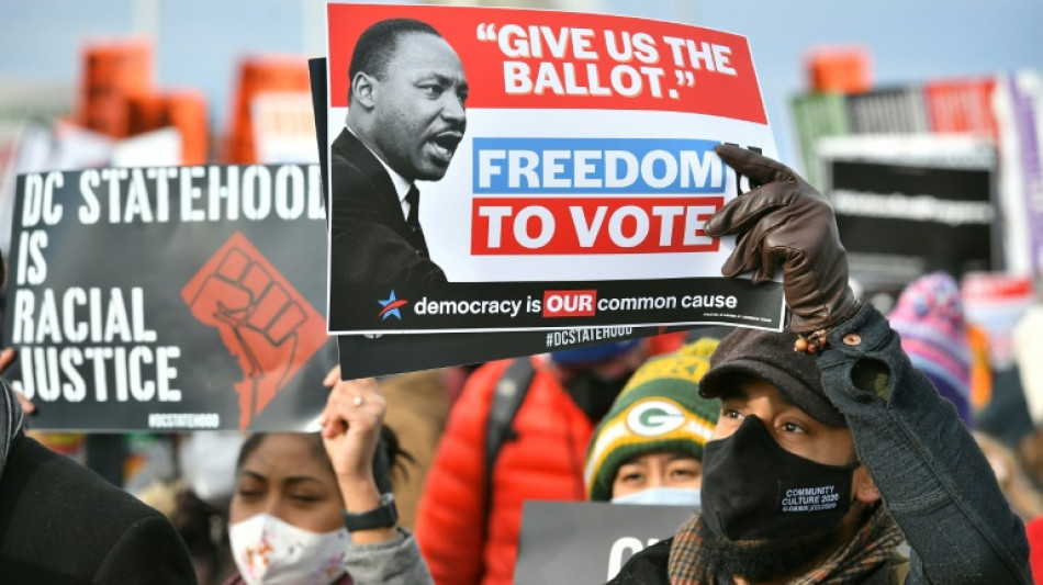 Martin Luther King's family joins call for US voting reform