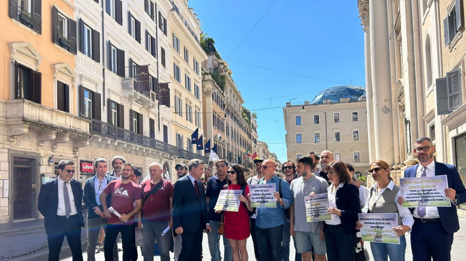 Canapa light, Azione in piazza 'difendiamo lavoro e legalit&agrave;'