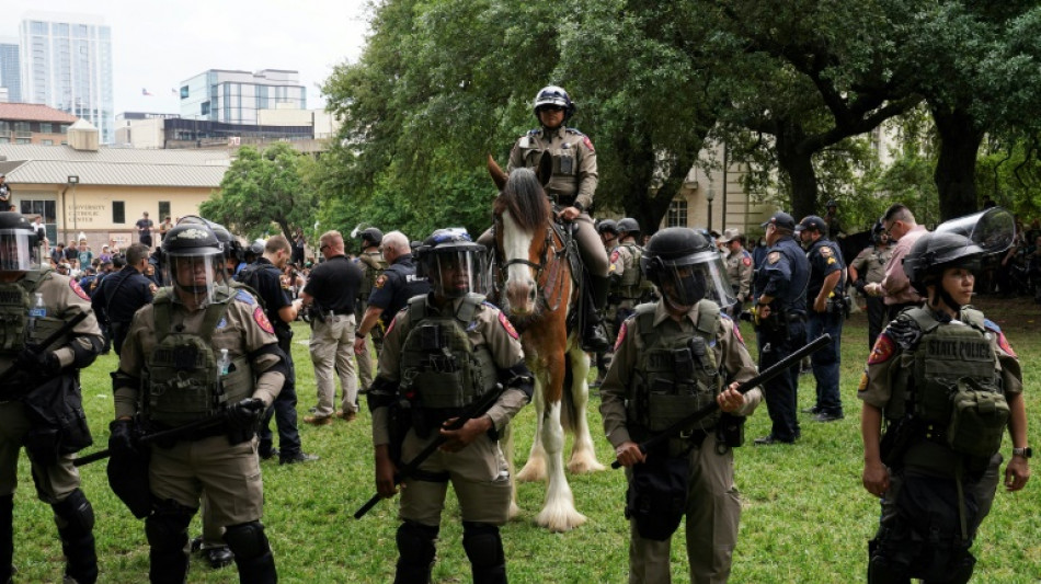 Pro-palästinensische Proteste an US-Universitäten: Texas setzt berittene Polizei ein