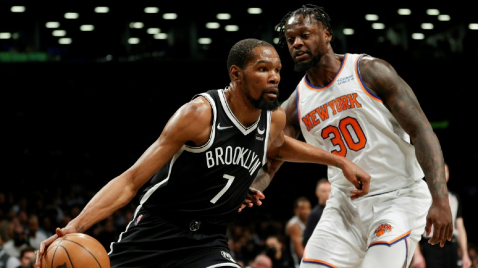 Durant pours in 53 points as Nets edge Knicks