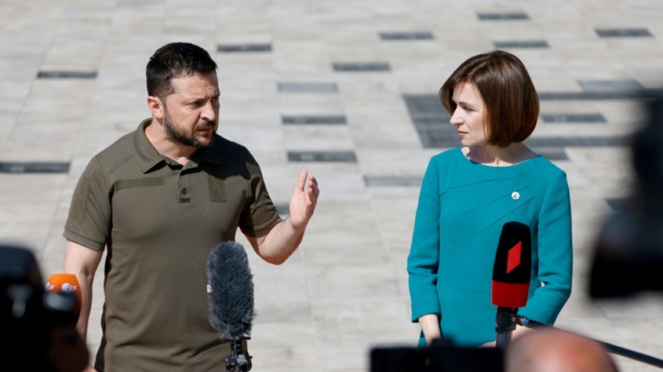 L'Europe se r&eacute;unit avec Zelensky en Moldavie, attaque russe sur Kiev