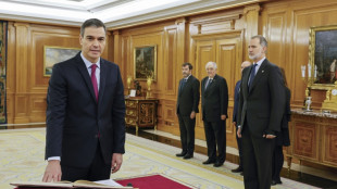 Spain's Sanchez sworn in as PM, right keeps up protests
