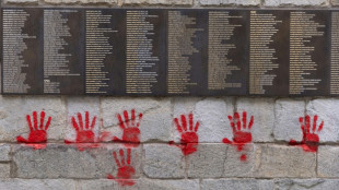 Paris Holocaust memorial hit with red hand graffiti