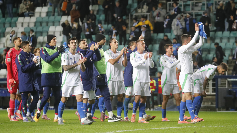 Azzurri: oltre 6,5 milioni in tv per Estonia-Italia, share 36.5%