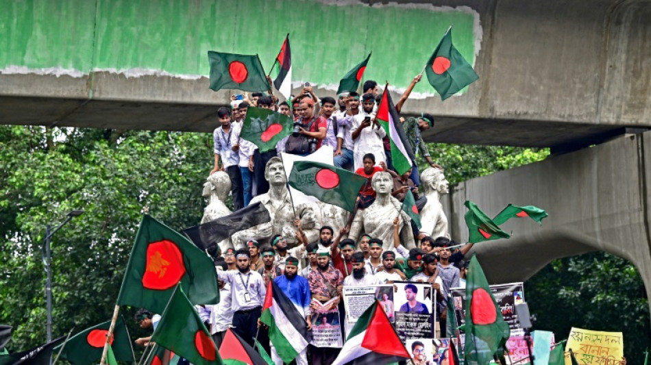 Bangladeshis cling to protest dreams a year after revolution