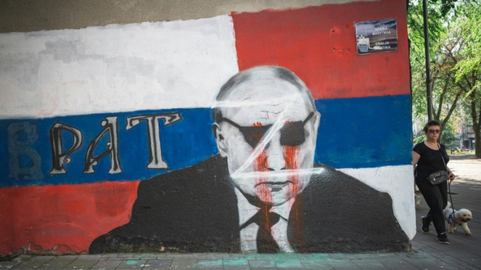 The battle for Serbia's soul on walls of Belgrade