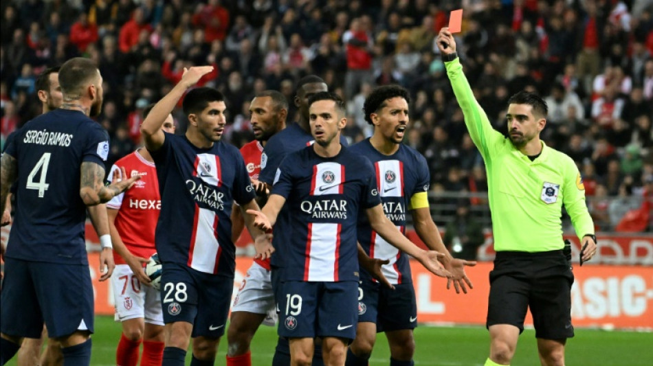 L1: le Paris SG &agrave; dix sauve un point &agrave; Reims