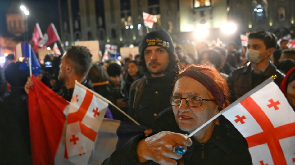 Proteste in Georgien gehen trotz R&uuml;cknahme von "Agenten"-Gesetz weiter
