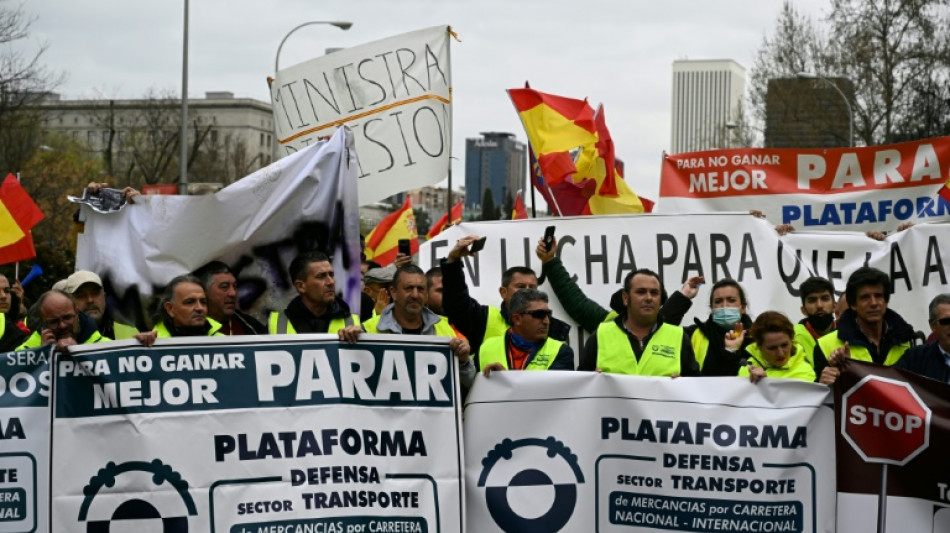Fin de la huelga de transportistas en España al cabo de dos días