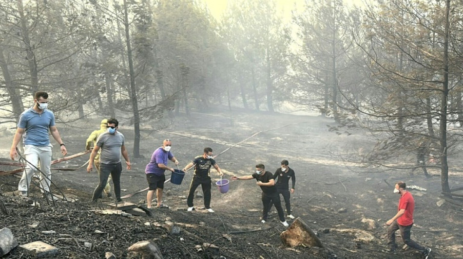 Cientos de evacuados y tráfico marítimo suspendido en los Dardanelos por incendios en Turquía
