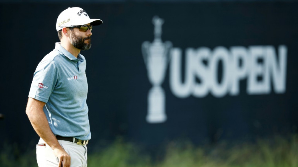 US Open resumes with Hadwin ahead, stormy scene for McIlroy