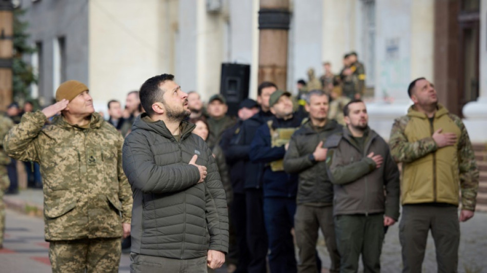 Can't kill Ukraine, Zelensky hails in surprise Kherson visit