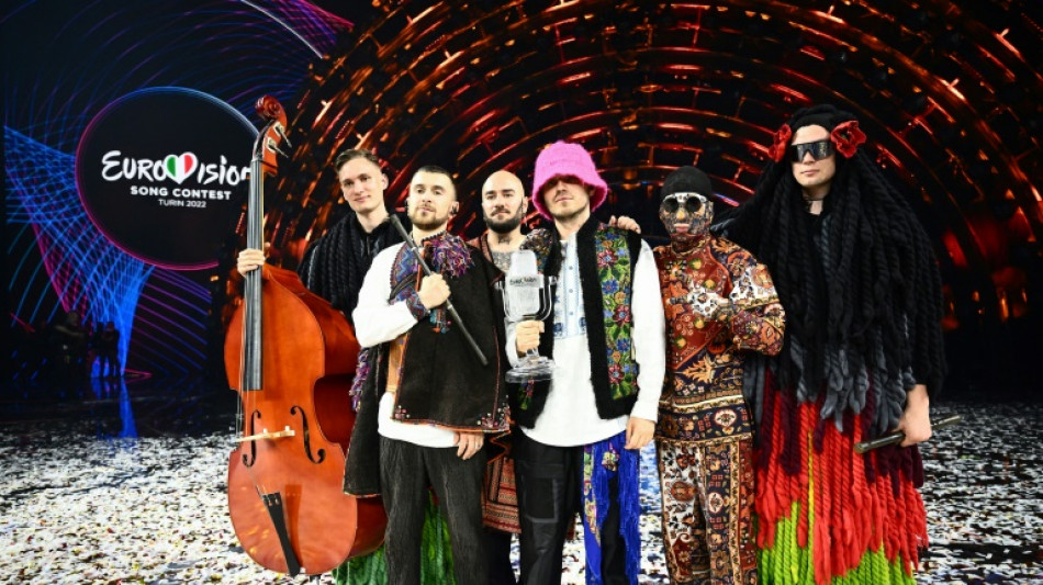 Los ucranianos, encantados con su victoria en el festival de Eurovisión