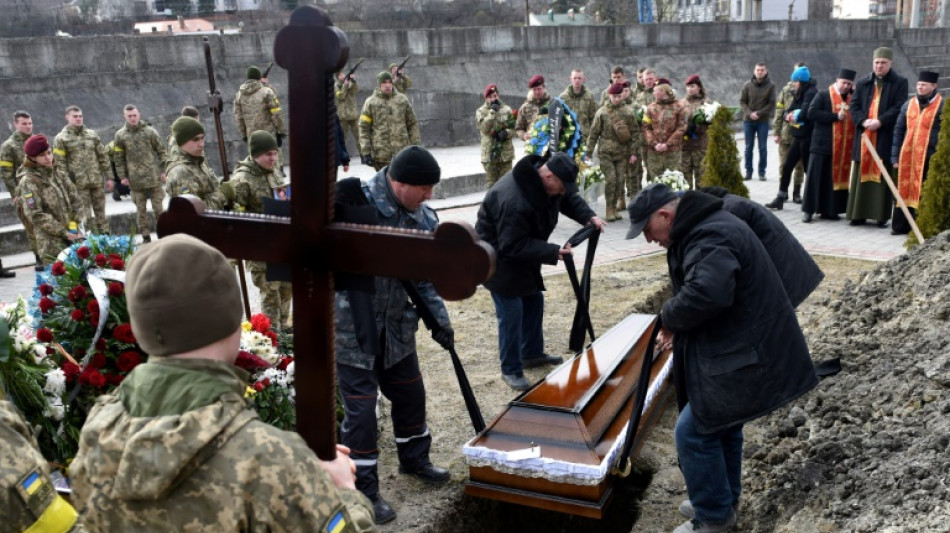 Ucrania llora a sus soldados muertos