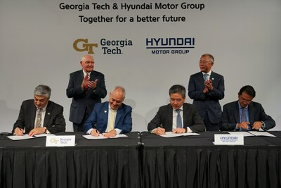 Georgia Tech and Hyundai Motor Group Sign MoU for Future Mobility Collaboration