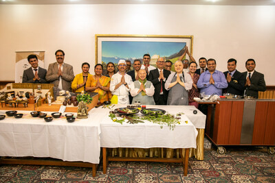 Temple food workshop and demonstration at Banarsidas Chandiwala Institute of Hotel Management and Catering Technology (BCIHMCT) by the Buddhist nun Jeong Kwan